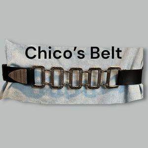 Chico’s Adjustable Leather Belt
